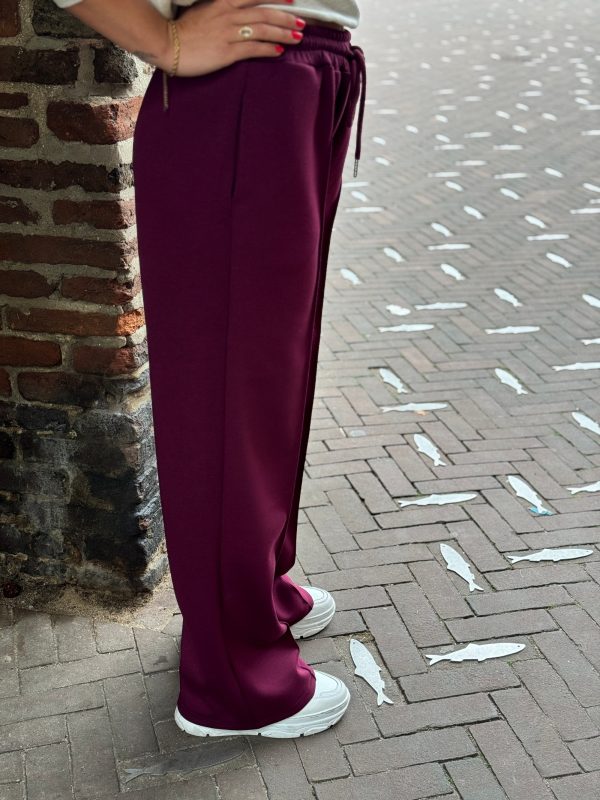 Broek Wendy bordeaux - Afbeelding 2