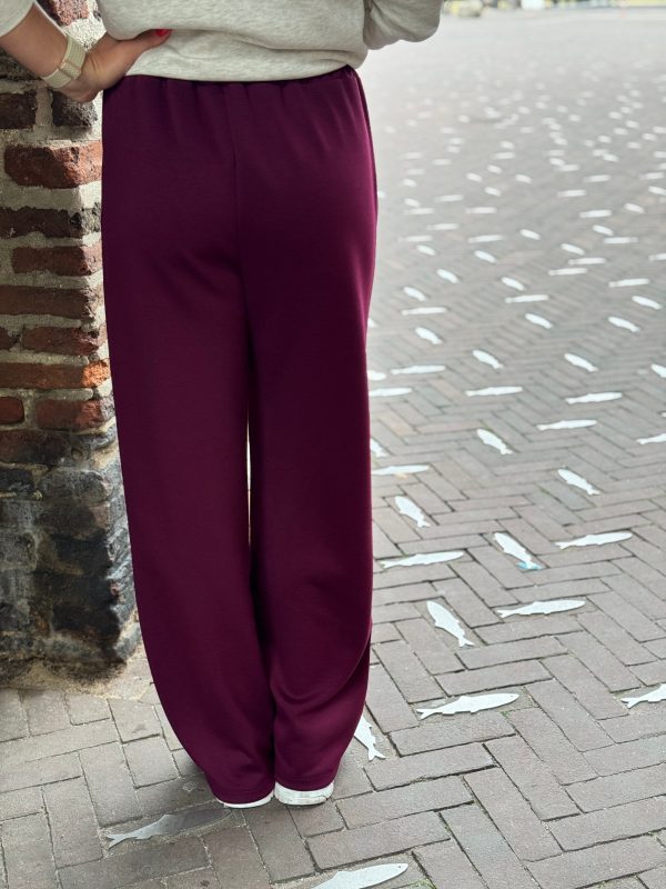 Broek Wendy bordeaux - Afbeelding 4