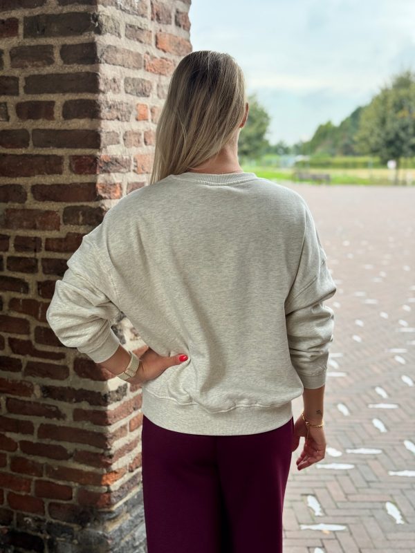 Sweater Mesa oatmeal - Afbeelding 3
