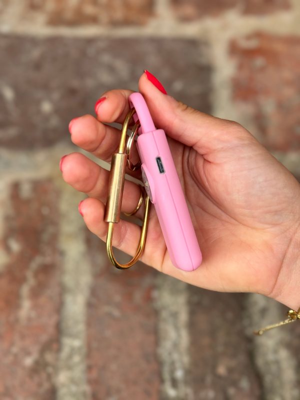 Persoonlijke veiligheidsalarm hot pink - Afbeelding 3