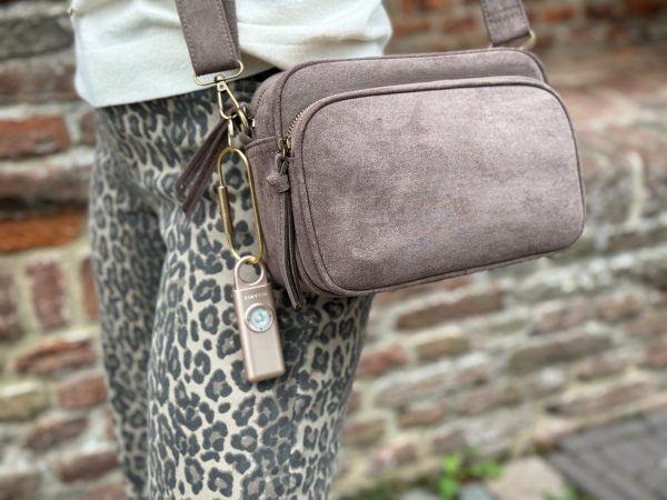 Persoonlijke veiligheidsalarm metallic rose gold - Afbeelding 2
