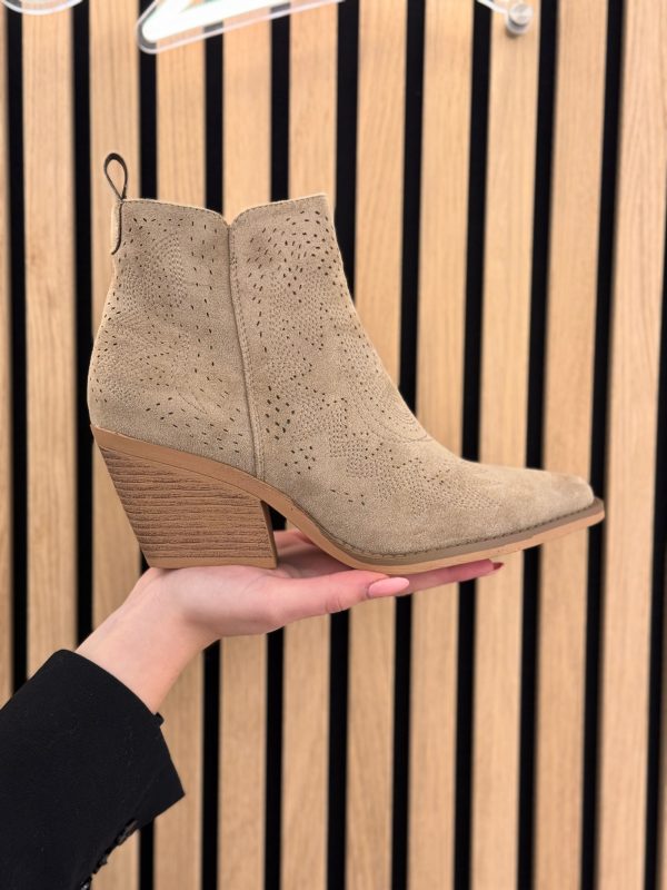 Laarsje Louise khaki suede
