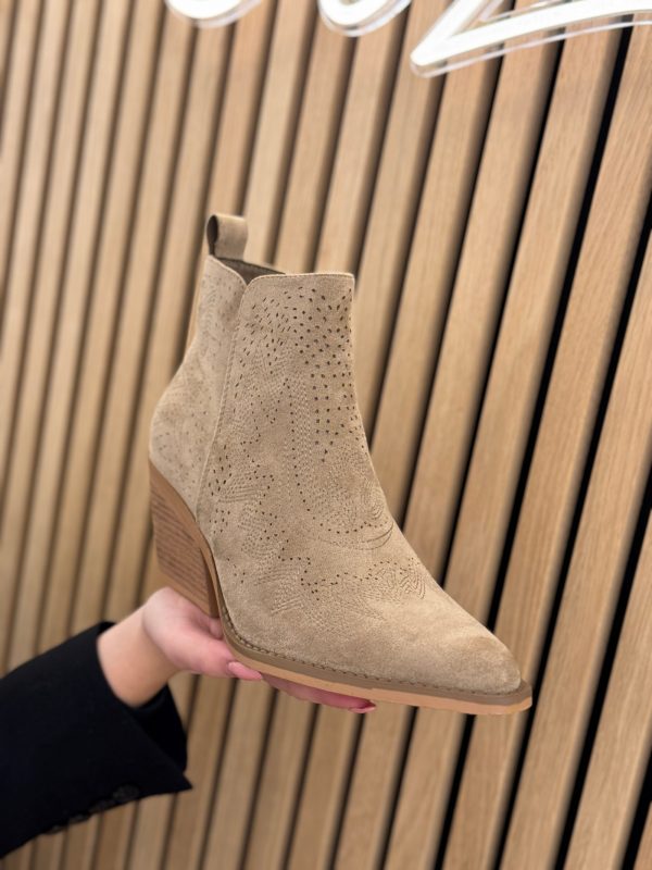 Laarsje Louise khaki suede - Afbeelding 2
