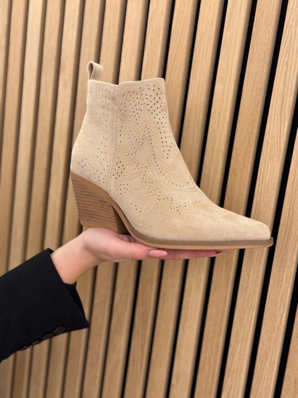 Laarsje Louise beige suede