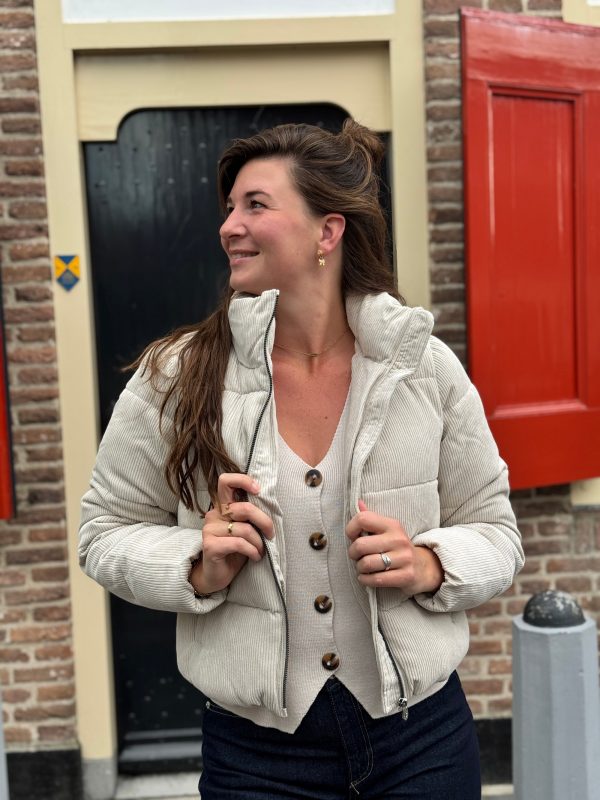 Pufferjas Mira curduroy - Afbeelding 2