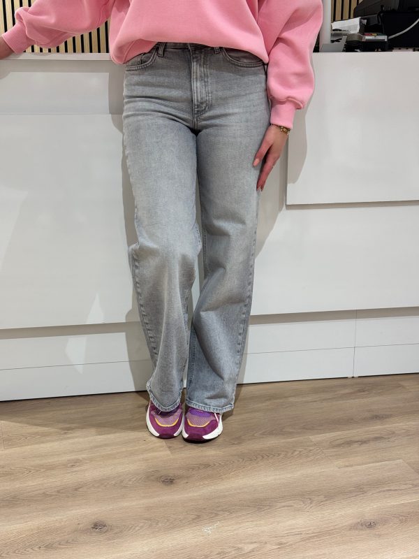 Wide jeans Juicy medium grey denim lengte 32 - Only - Afbeelding 6