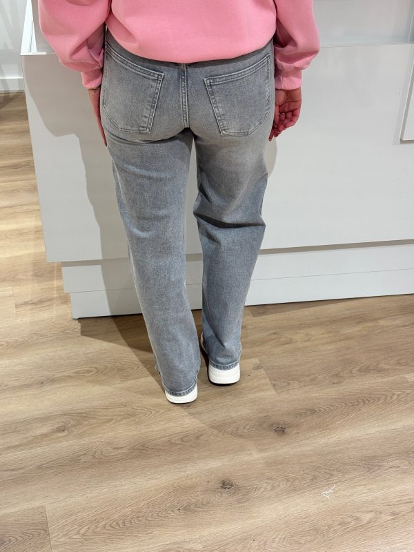 Wide jeans Juicy medium grey denim lengte 34 - Only - Afbeelding 5
