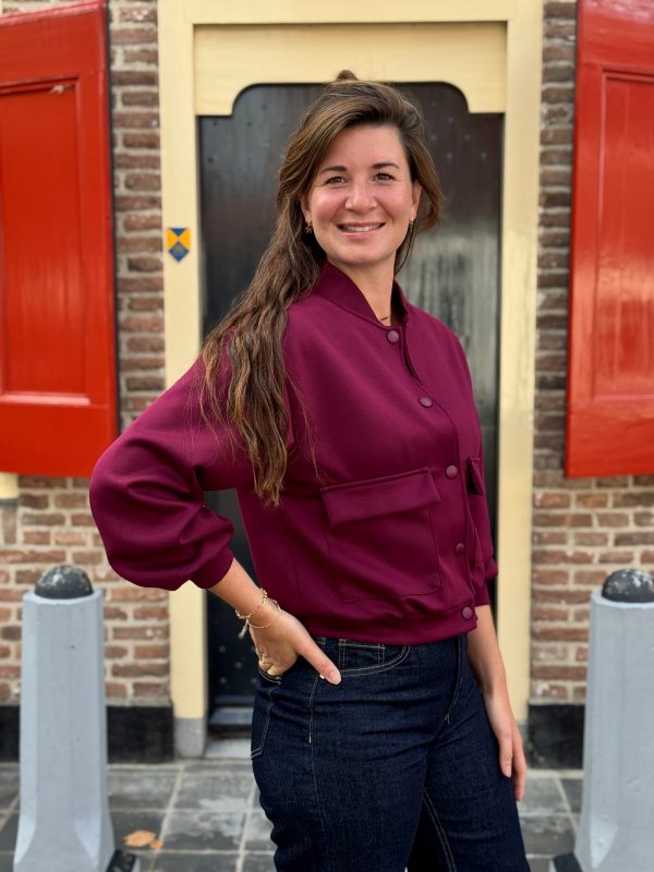 Jasje Tooske bordeaux - Afbeelding 4