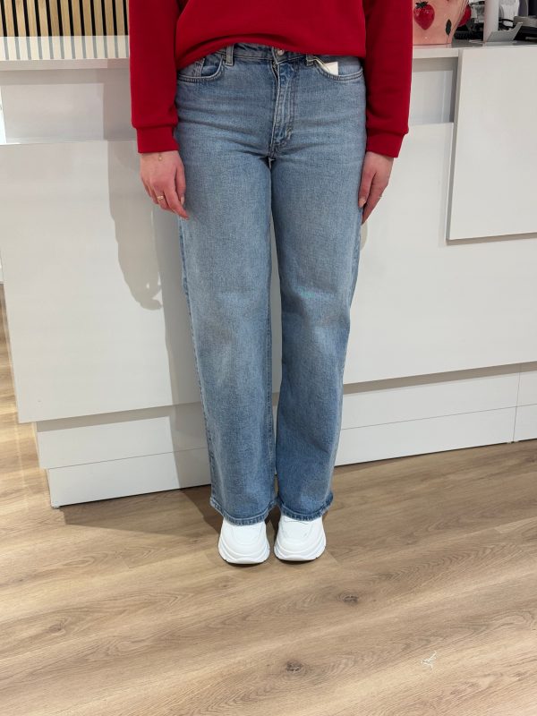 Wide jeans Juicy medium blue lengte 32 - Only - Afbeelding 4