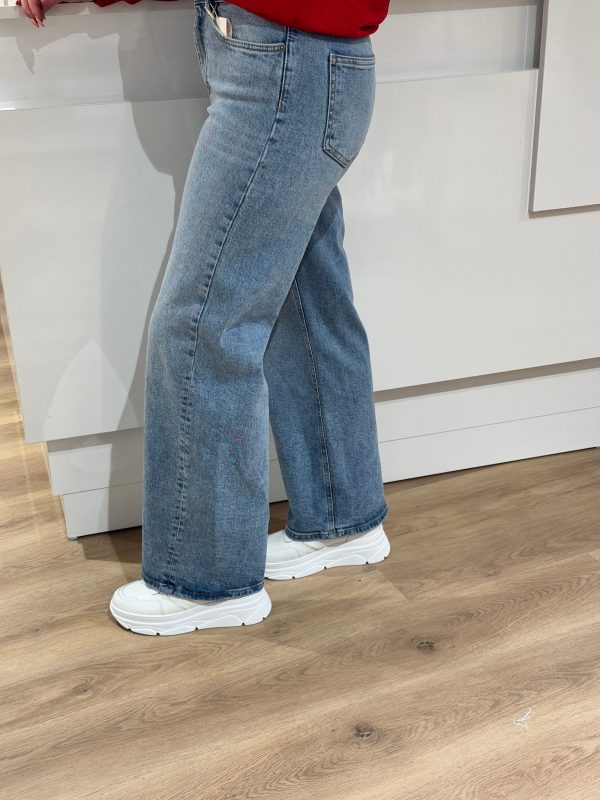 Wide jeans Juicy medium blue lengte 32 - Only - Afbeelding 6