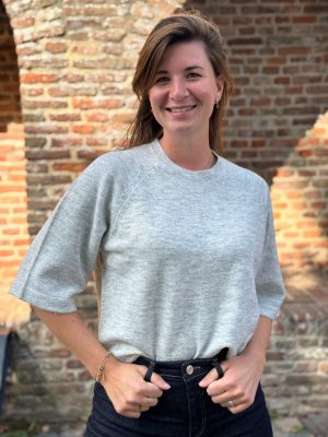 Truitje Ingrid light grey melange