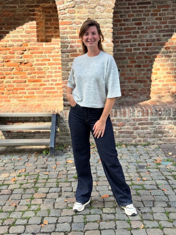 Truitje Ingrid light grey melange - Afbeelding 3