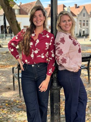 Blouse Iris bordeaux