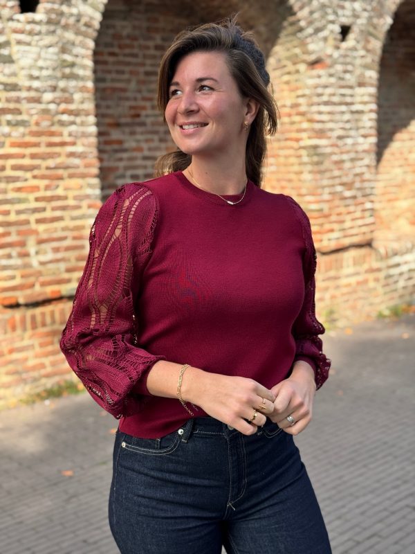Truitje Renske bordeaux - Afbeelding 2