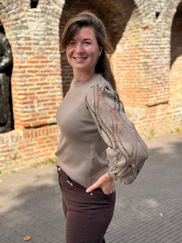 Truitje Renske taupe - Afbeelding 4