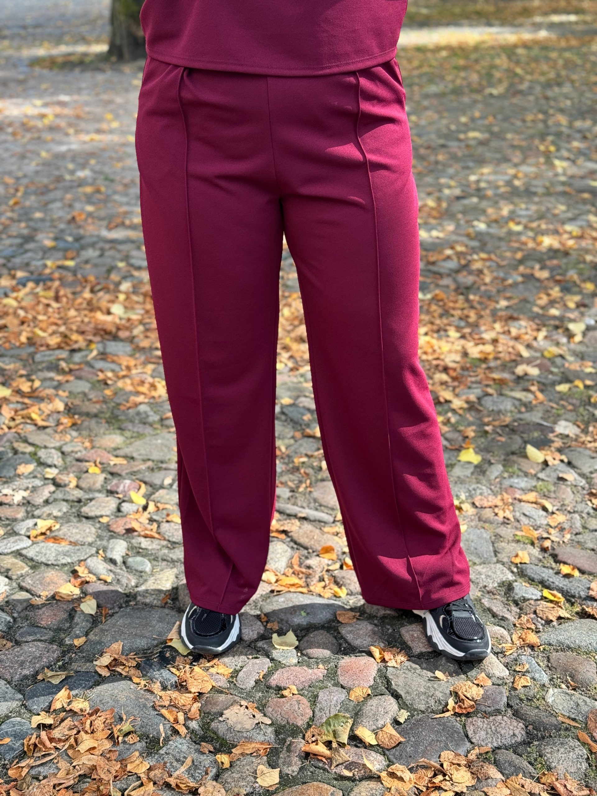 Broek Jet bordeaux - Afbeelding 4