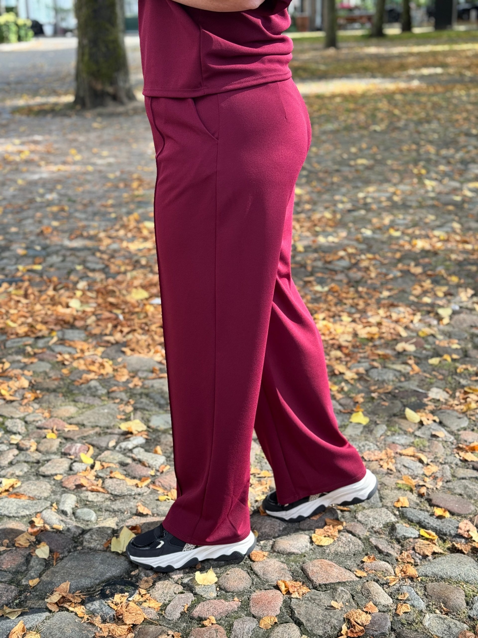 Broek Jet bordeaux - Afbeelding 5