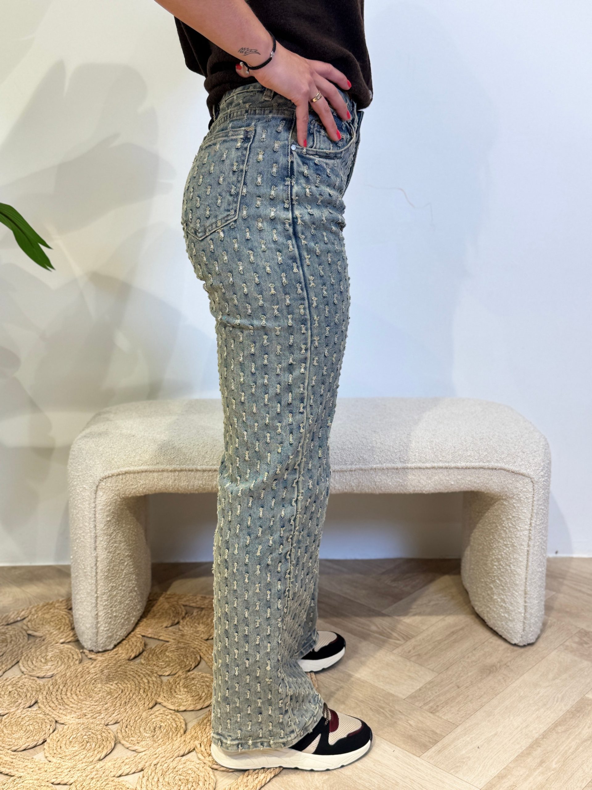 Jeans Noemy brown wash - Afbeelding 8