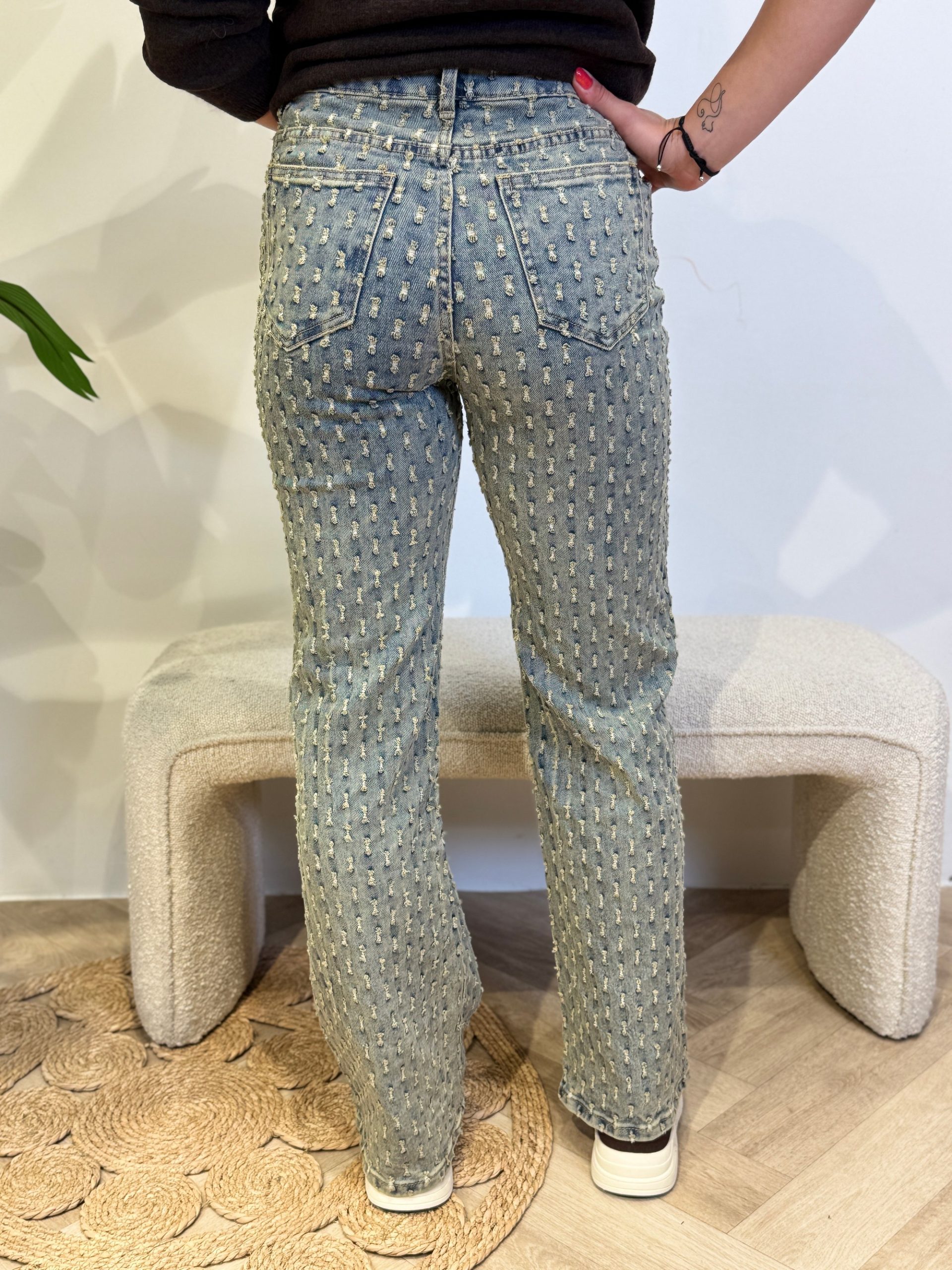 Jeans Noemy brown wash - Afbeelding 10