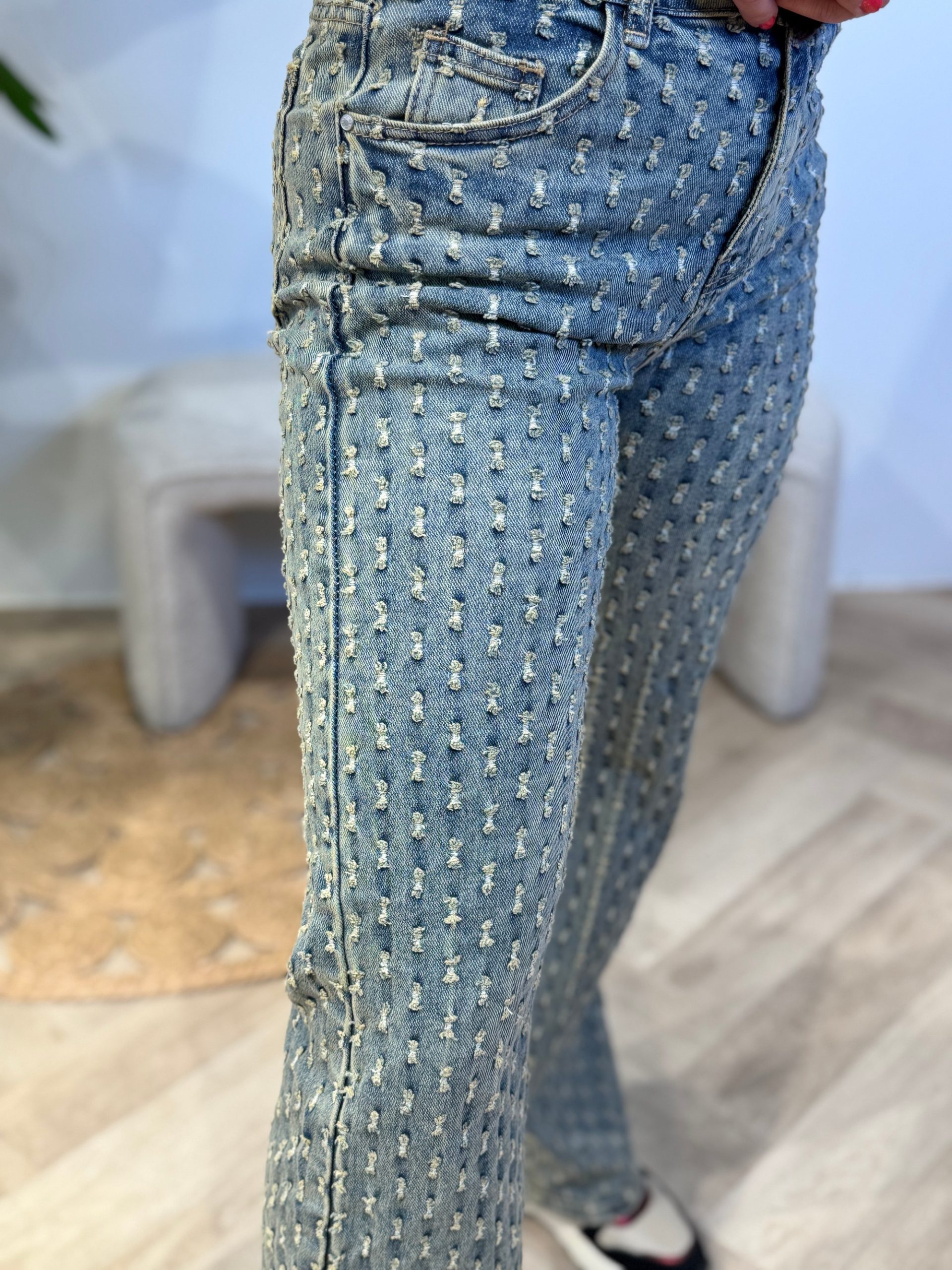 Jeans Noemy brown wash - Afbeelding 9