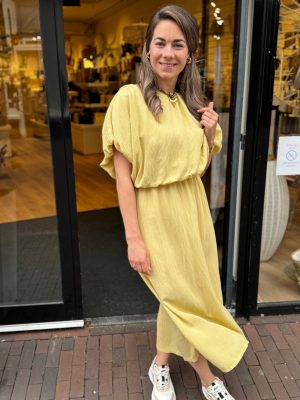 Jurk Judith geel