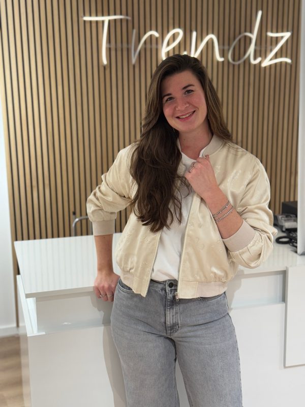Bomber lente beige