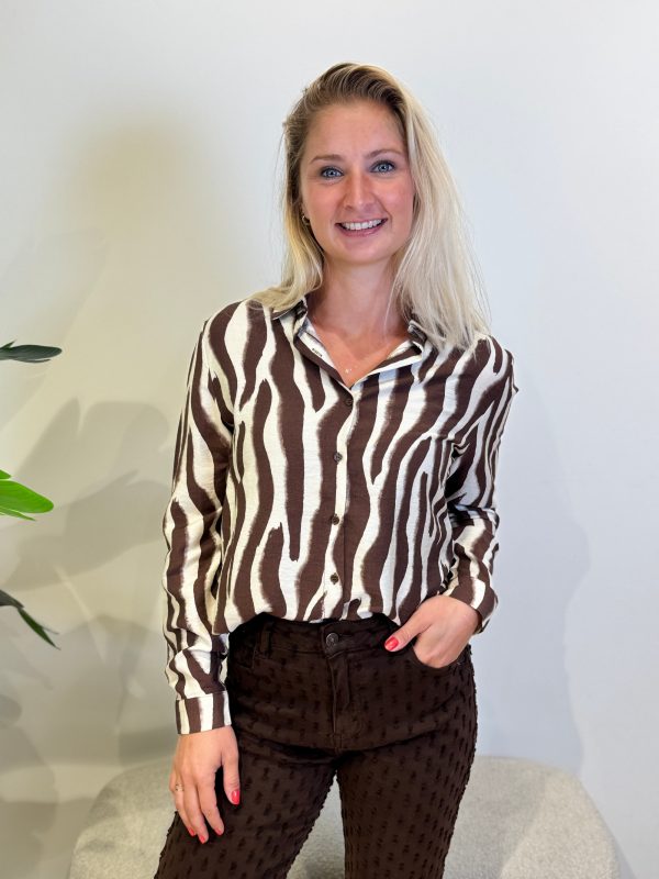 Blouse Daisy choco - Afbeelding 3