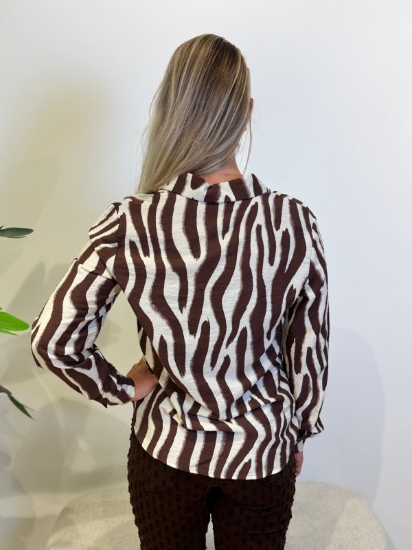 Blouse Daisy choco - Afbeelding 6