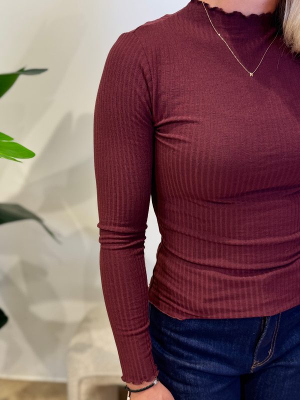 Topje Eveline bordeaux - Afbeelding 3