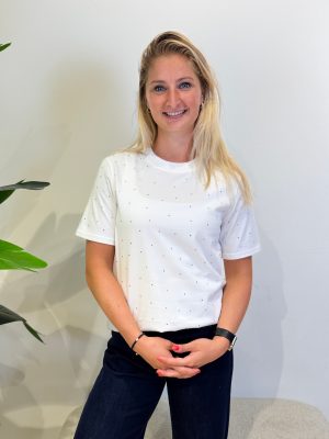 Shirtje Monja white/studs