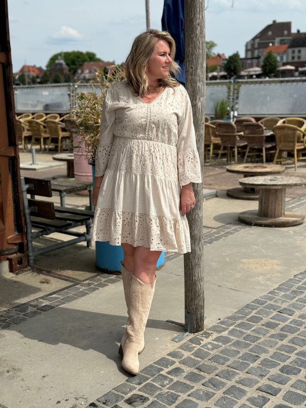 Jurkje Anouk beige - Afbeelding 2