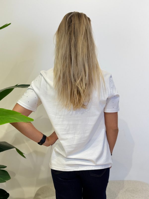Shirtje Monja white/studs - Afbeelding 6