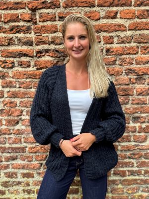 Gebreid vestje Lindsay navy