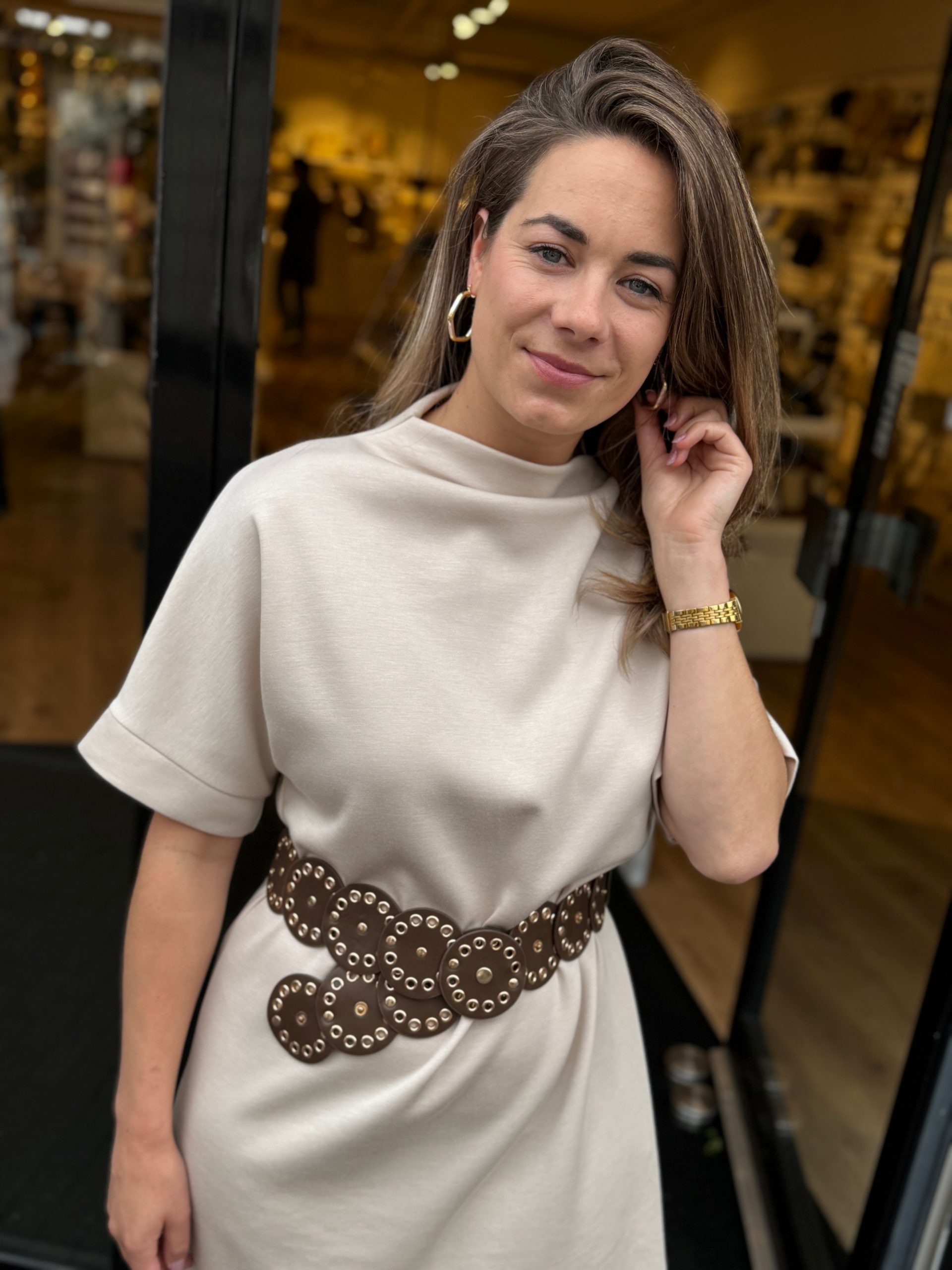 Jurkje Amber beige - Afbeelding 2
