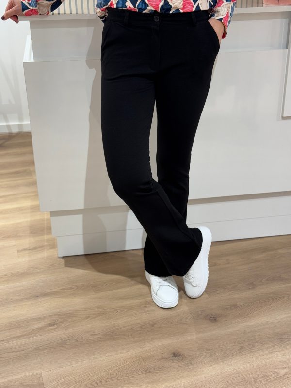Flared pantalon Bente zwart - Afbeelding 2