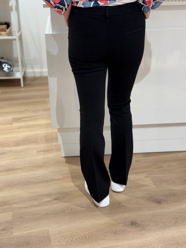 Flared pantalon Bente zwart - Afbeelding 4