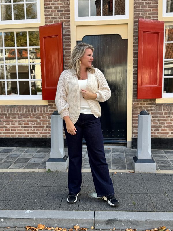 Gebreid vestje Lindsay beige