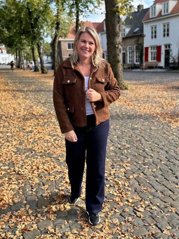 Four-pocket jasje choco - Afbeelding 2