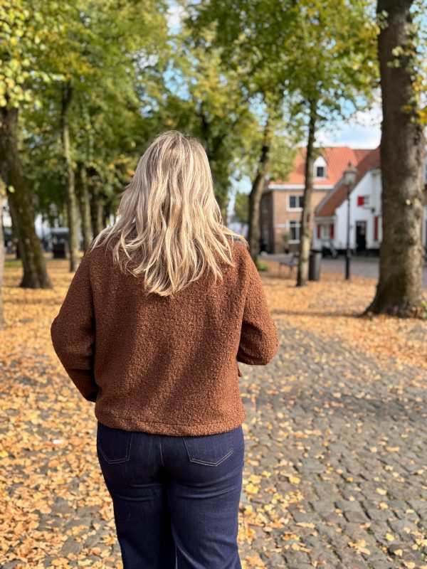 Four-pocket jasje choco - Afbeelding 4