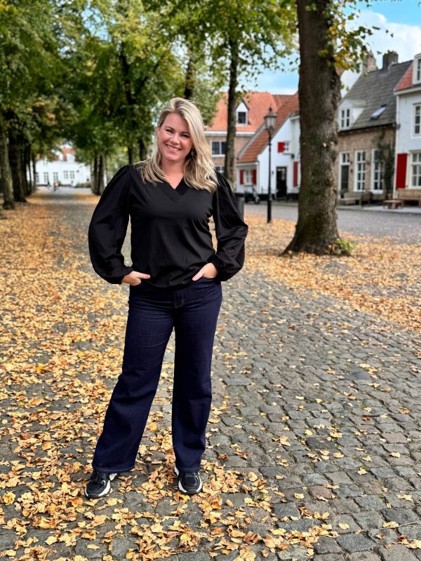Blouse Guusje zwart - Afbeelding 3