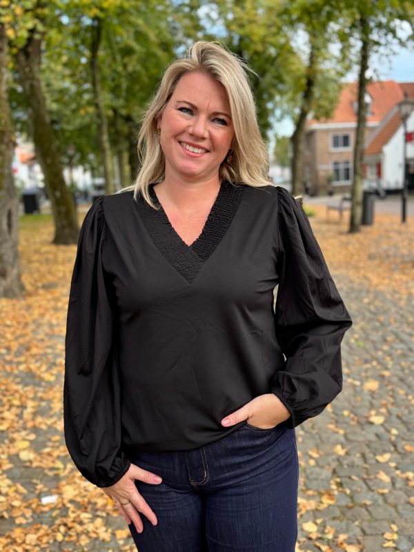 Blouse Guusje zwart - Afbeelding 4