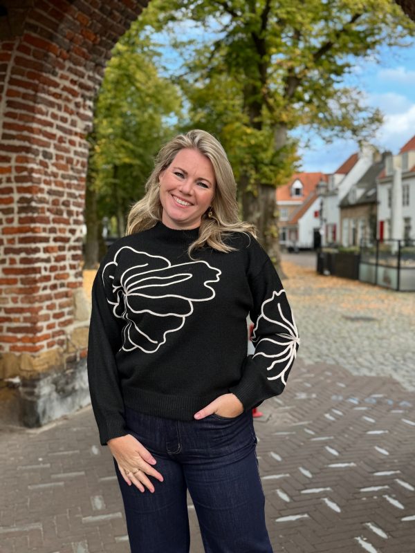 Trui Jelia zwart - Afbeelding 2