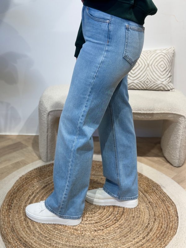 Wide jeans Juicy light blue denim lengte 34 - Afbeelding 4