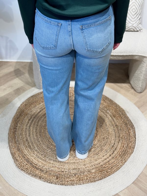 Wide jeans Juicy light blue denim lengte 34 - Afbeelding 5
