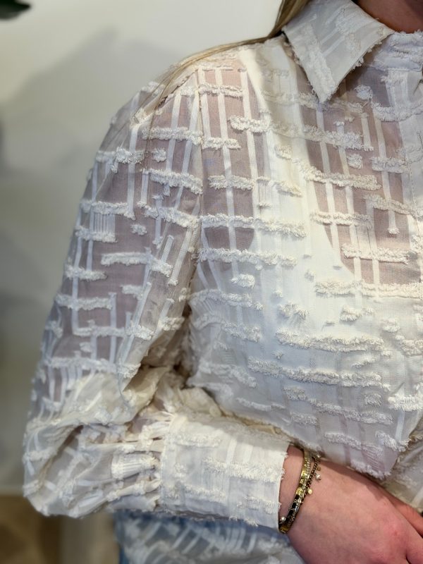 Blouse Jip roomwit - Afbeelding 2