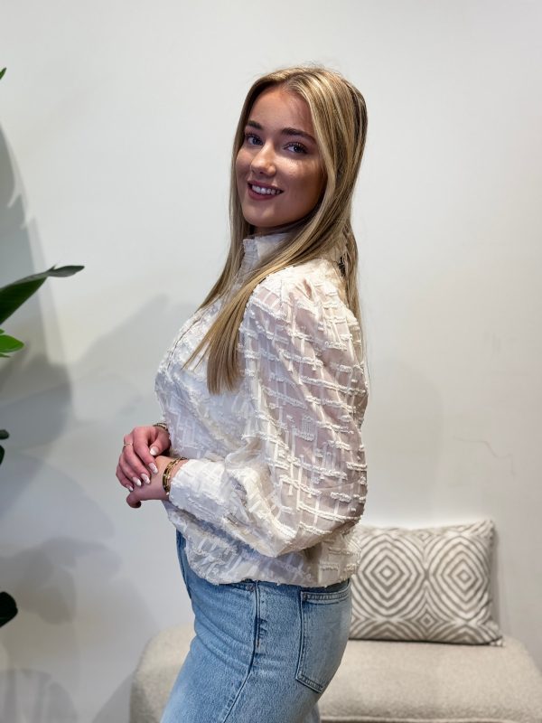 Blouse Jip roomwit - Afbeelding 4