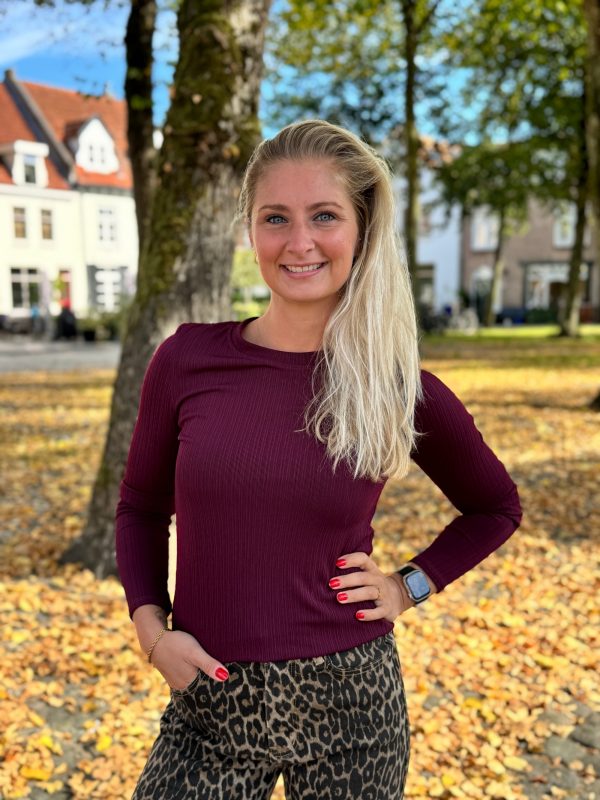 Top Ilona burgundy - Afbeelding 6