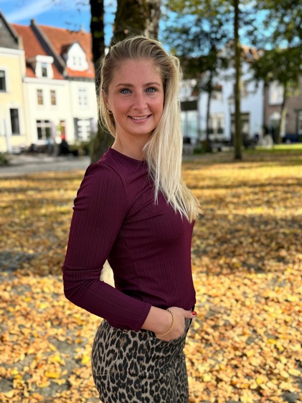 Top Ilona burgundy - Afbeelding 2