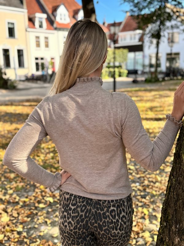 Top Juul taupe - Afbeelding 5