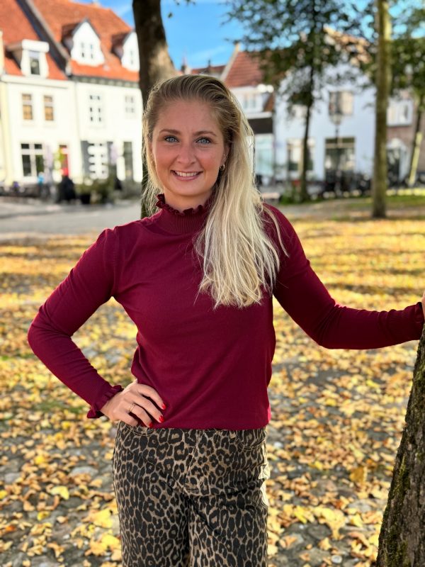 Top Juul burgundy - Afbeelding 2